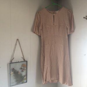 H&M leaf pattern dress